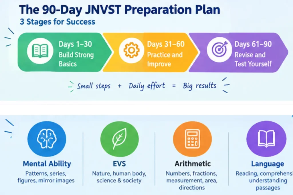 90 days JNVST Preparation Plan